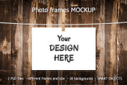 Photo frames MOCKUPS, a Product Mockup by RM_design (Thumbnail 1 of 6)