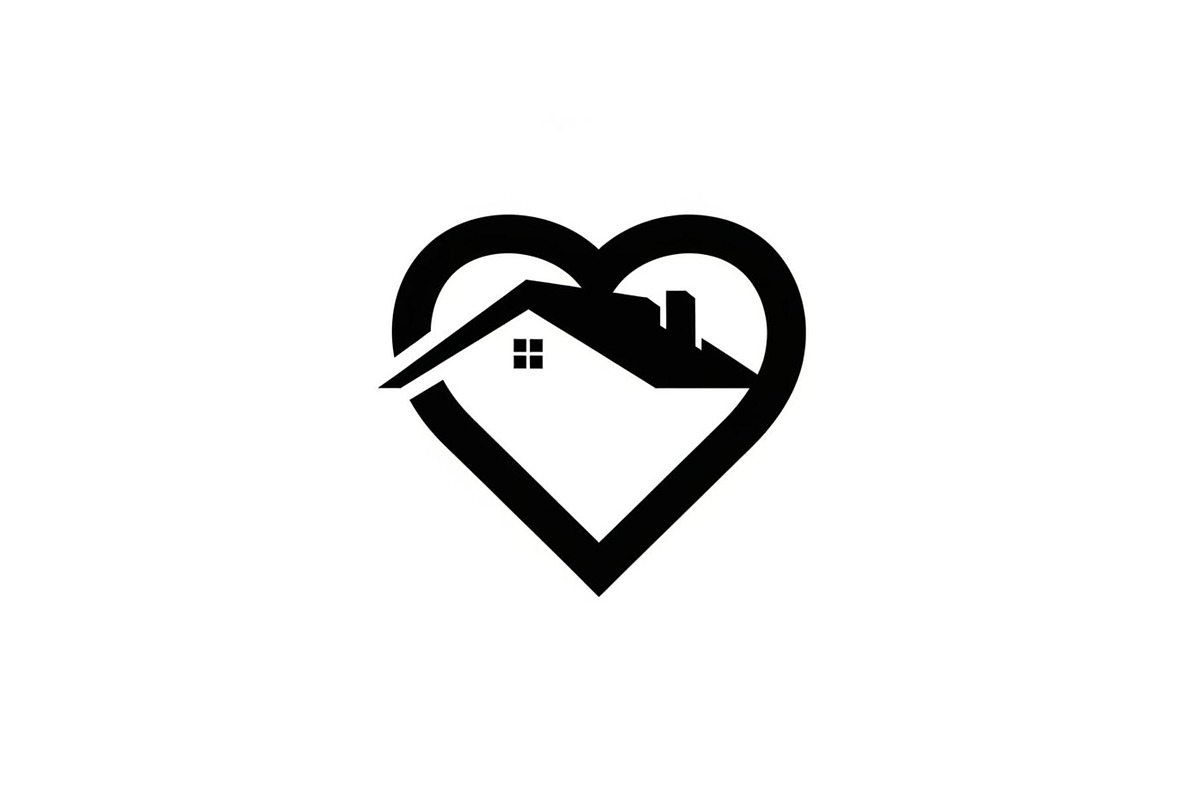 50 Home Love Heart House Icon Set Bu, an Illustration by Gaye Art (Photo 49 of 51)