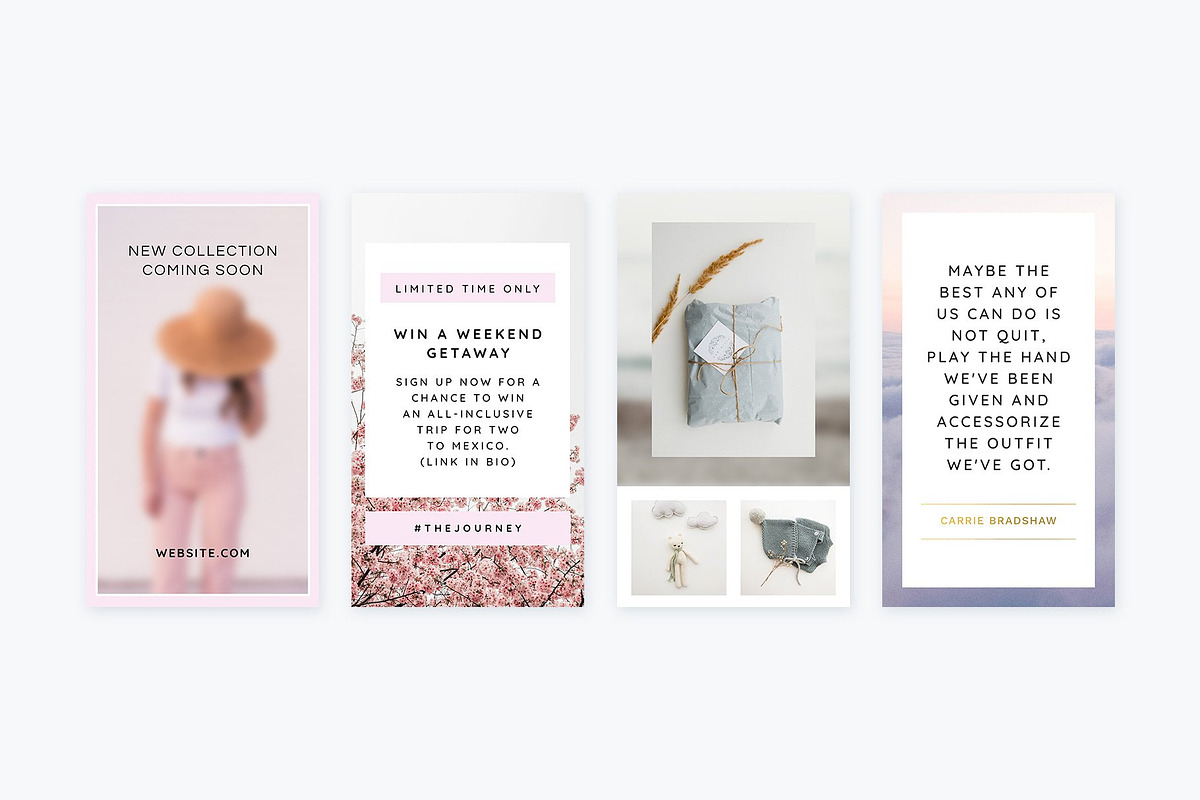 Instagram Stories Pastel Pink CANVA, a Social Media Template by Poego Social (Photo 8 of 12)