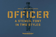 Officer - A Bold Stencil Font