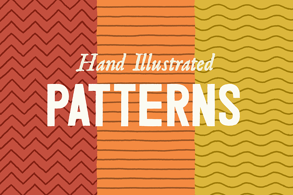 Line Patterns - Hand Illustrated preview 7