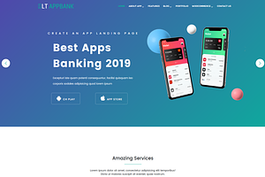 LT AppBank Onepage WordPress Theme