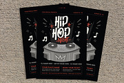 Hip Hop Music Flyer, a Flyer Template by Gumico Studio. (Thumbnail 3 of 3)