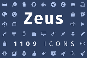 Zeus - 1109 Icons Set