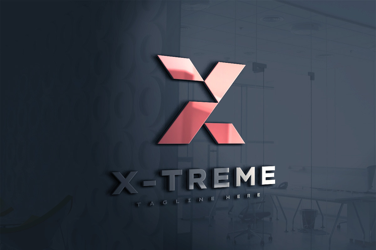 X-treme Letter X Logo Design, a Branding & Logo Template by yopie (Photo 2 of 8)