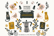 Hygge Home Illustrations, an Animal Illustration by Chus Moreno Studio (Thumbnail 1 of 5)