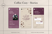 Coffee Cozy | Social Media Pack, a Social Media Template by prajapixels (Thumbnail 5 of 6)