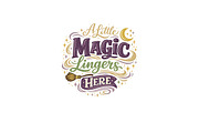 A Little Magic Lingers Here Wall Art, a Background Graphic by LaseredNinja (Thumbnail 3 of 3)