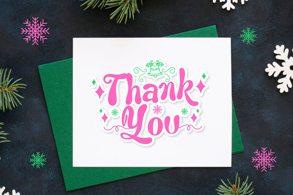 Santa Party Font, a Handwritten Font by KengGraphic (Photo 13 of 13)