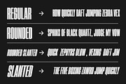 Homura - Condensed, a Sans Serif Font by Arterfak Project (Thumbnail 6 of 14)