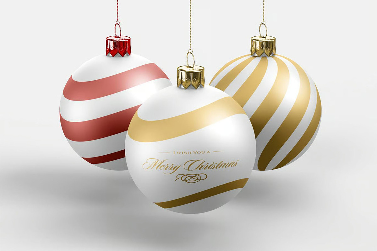 Christmas Ball Mockup, a Mockup by zippypixelstudio (Photo 2 of 2)