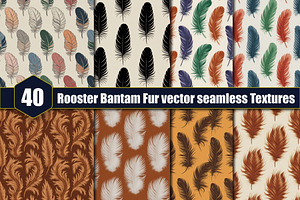 Rooster Bantam Fur vector seamless T, a Background Graphic by protabsorkar11