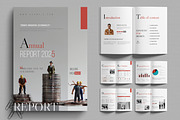 Clean Business Annual Report Design, a Brochure Template by MightyDesign (Thumbnail 1 of 6)