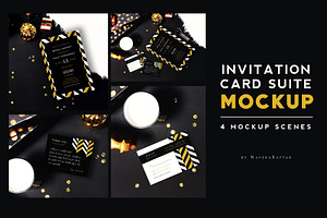 Mockup for Invitation Cards