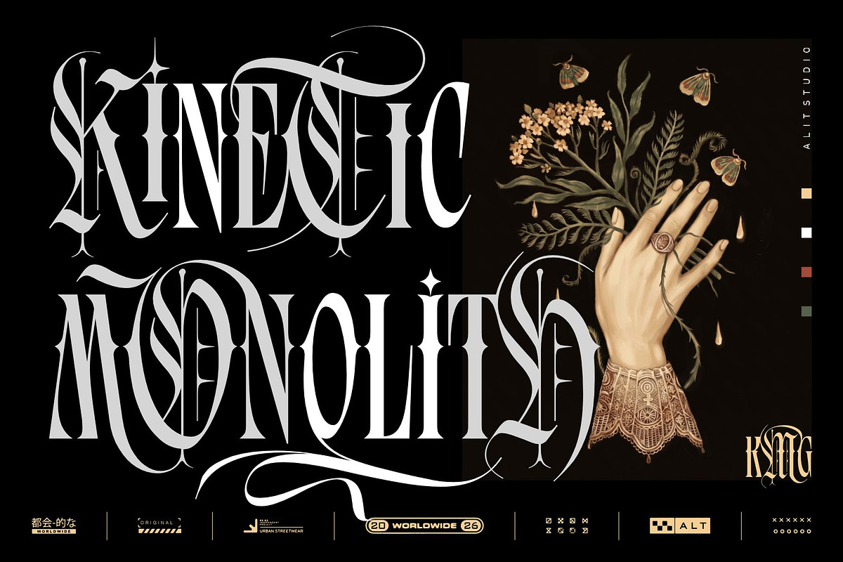 Silver Shard Typeface, a Blackletter Font by alit design (Photo 8 of 20)