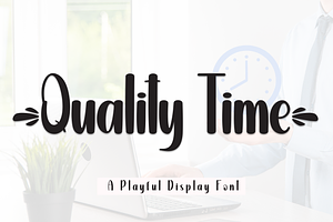 Quality Time Script Font