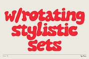 Sauce TM – Bubbly Font, a Slab Serif Font by Type Mania (Thumbnail 3 of 11)