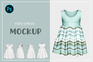Kids Dress Mockup
