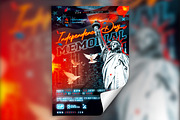 Independence Day Memorial Flyer, a Flyer Template by GladicMonster (Thumbnail 2 of 3)