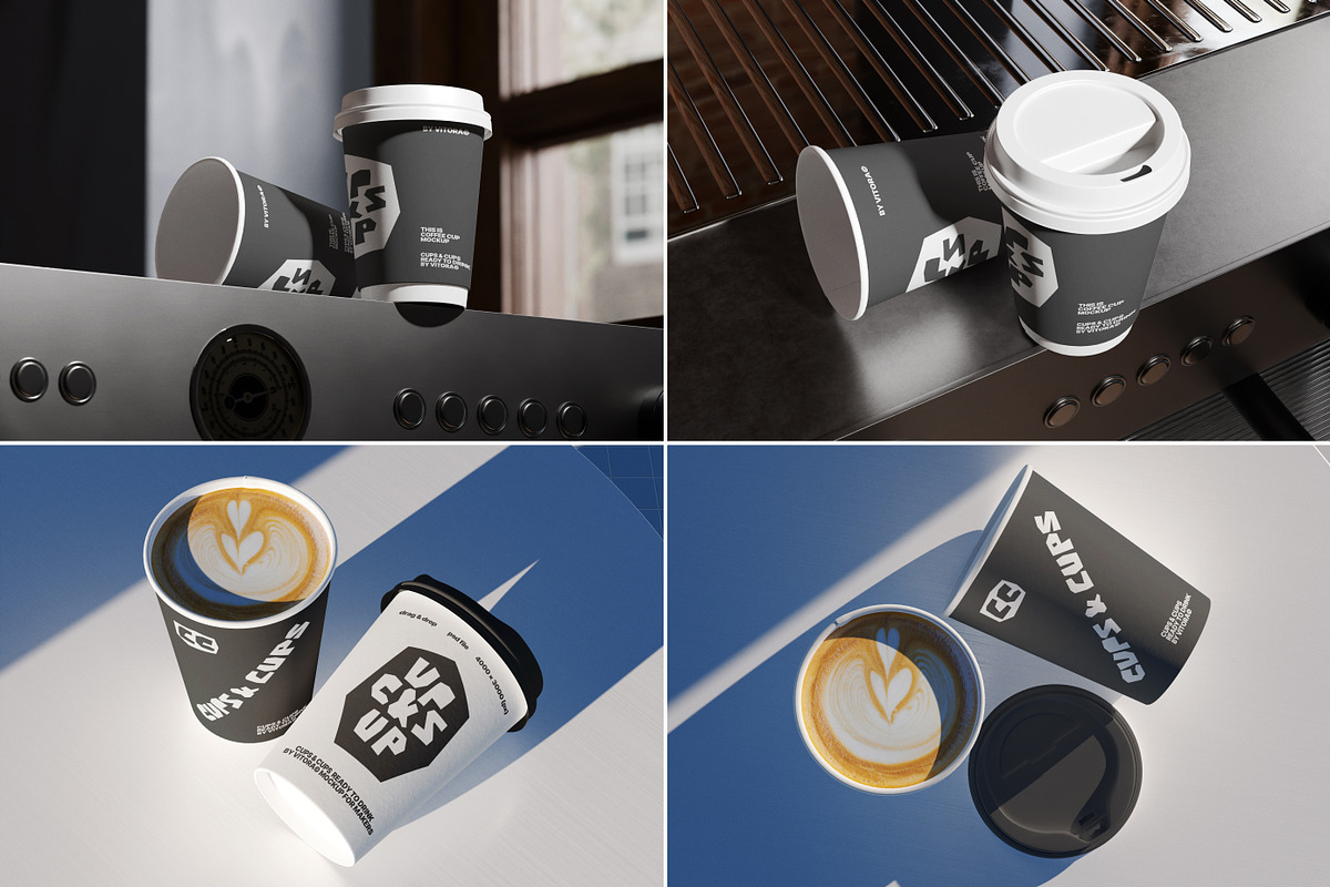 50+ Coffee Cup Mockups, a Mockup by Vitora Mockup (Photo 6 of 15)