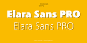Elara Sans PRO, a Sans Serif Font by preussTYPE (Thumbnail 1 of 9)