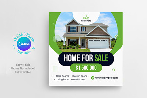 Canva Real Estate Social Media Post
