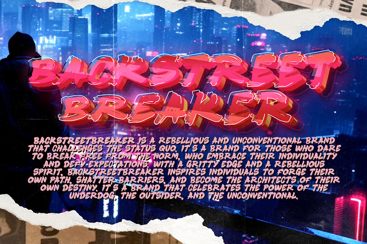 Heroic Sentinel Graffiti Marker Y2k, a Blackletter Font by dansdesign (Photo 4 of 9)