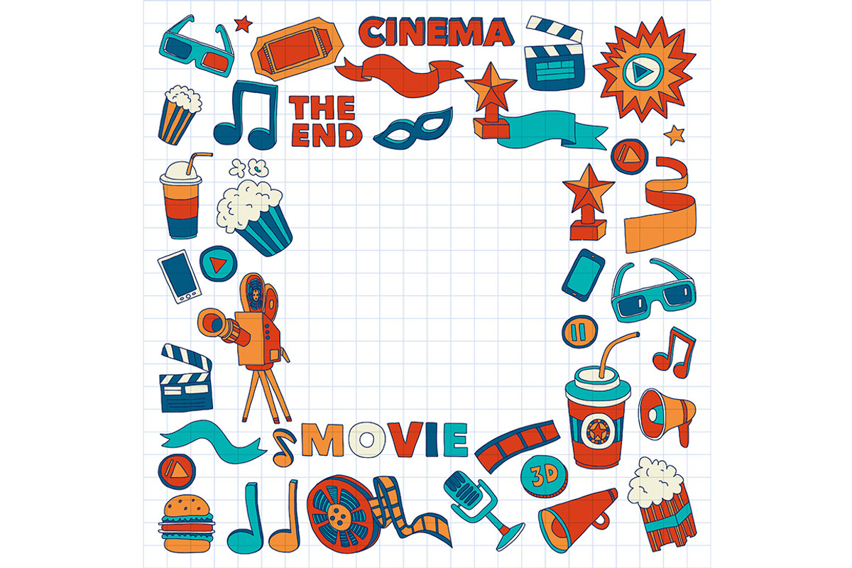 It's movie time! Notepad paper, a Texture Illustration by Art Loft (Photo 3 of 16)