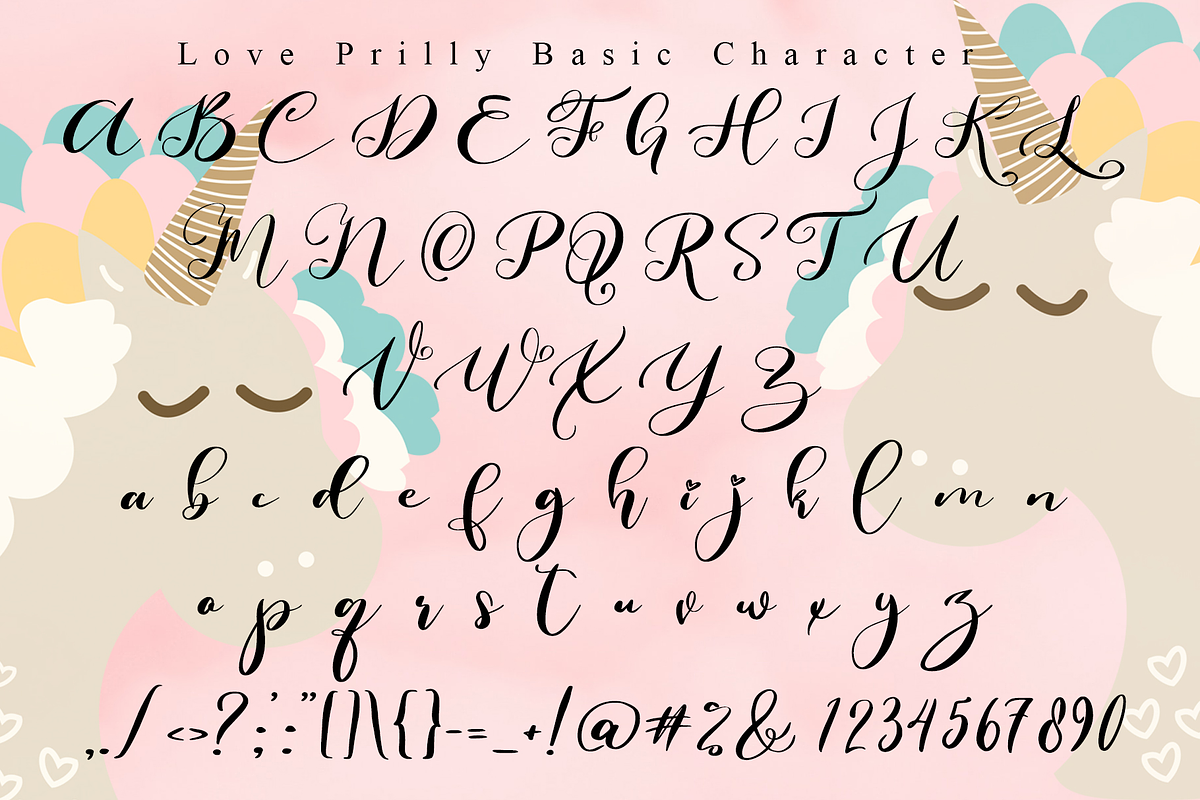 Love Prilly // Elegant Script Font, a Script Font by Aldedesign (Photo 5 of 12)