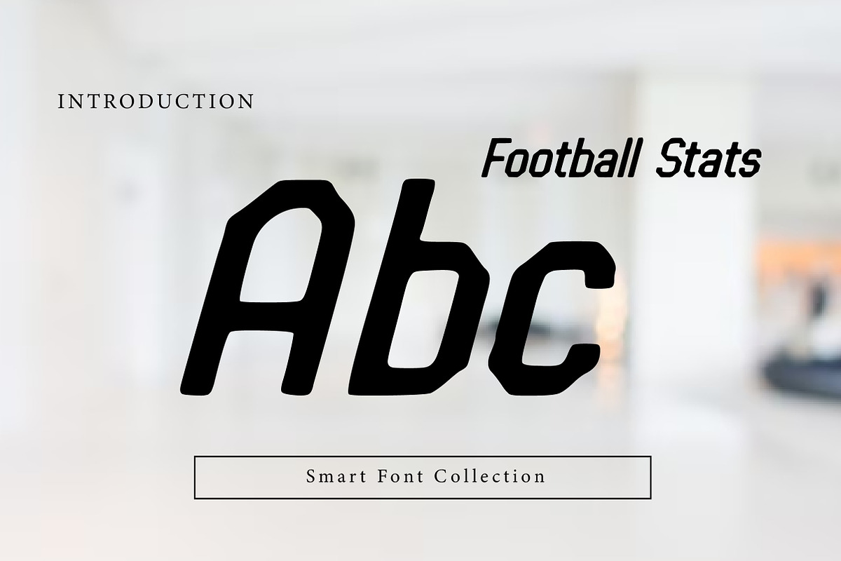 Football Stats, a Serif Font by Wow Magic (Photo 2 of 3)