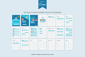 Editable Travel Planner For Canva