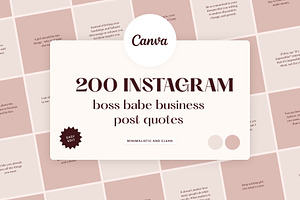 Canva Girl Boss Business Quotes