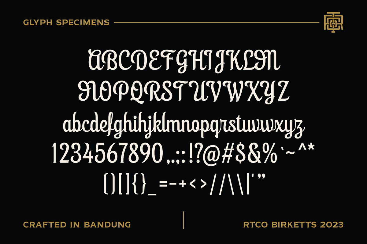 Birketts - Classy Motorcycle Font, a Script Font by Roams Type (Photo 4 of 8)