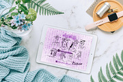 Pablo Picasso Procreate BUNDLE V 5, a Brush Add-On by Manifesto Design Gallery (Thumbnail 3 of 17)
