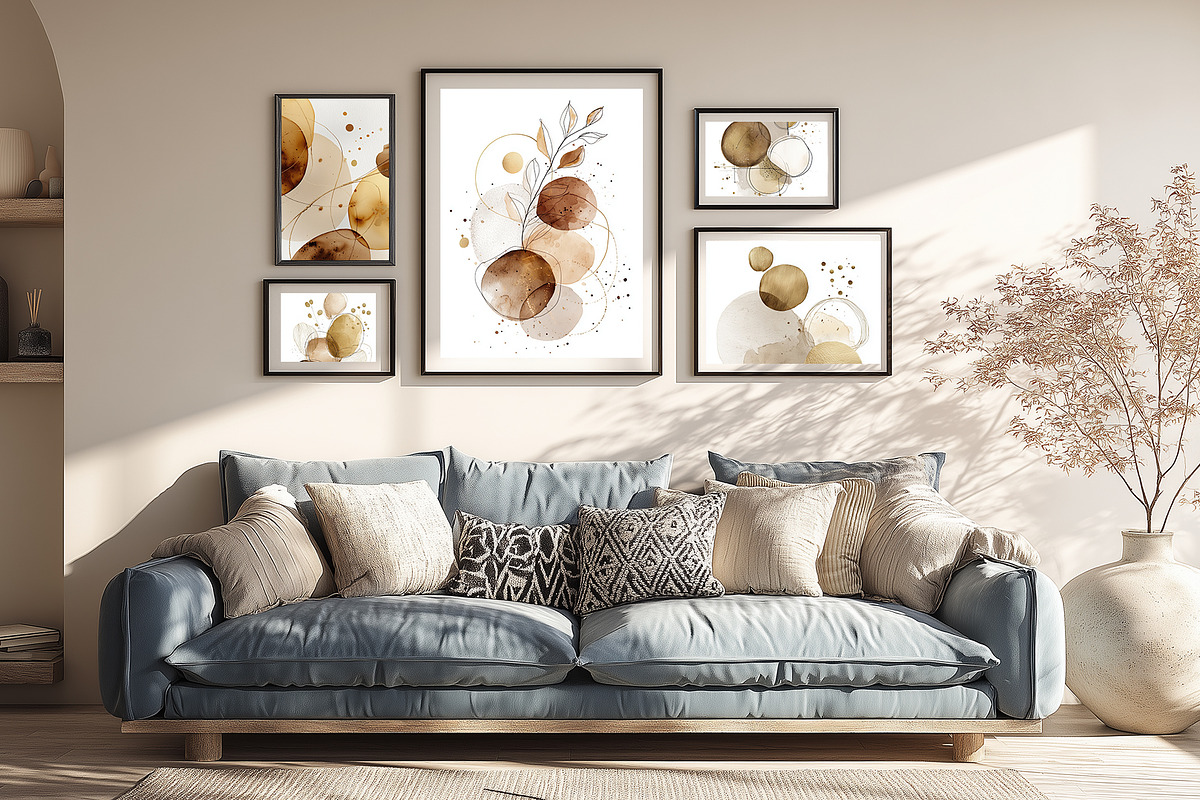 Minimalist Abstract Shapes Art, a Decorative Illustration by Housui Patterns (Photo 17 of 17)