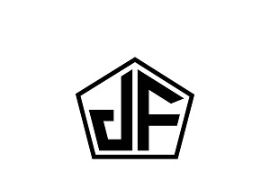 JF Logo Design Vector Template