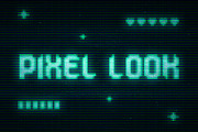 Pixel Display Retro Screen Mockup, a Layer Style Add-On by studiogstock (Thumbnail 1 of 4)
