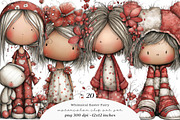 Whimsical easter fairy clipart, an Illustration by SinaCreation (Thumbnail 1 of 10)