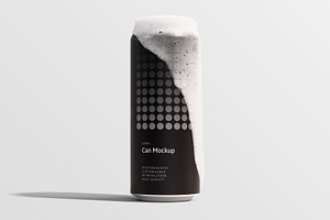 500ml Can Mockup | Plane Scene