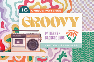 GROOVY Patterns & Backgrounds