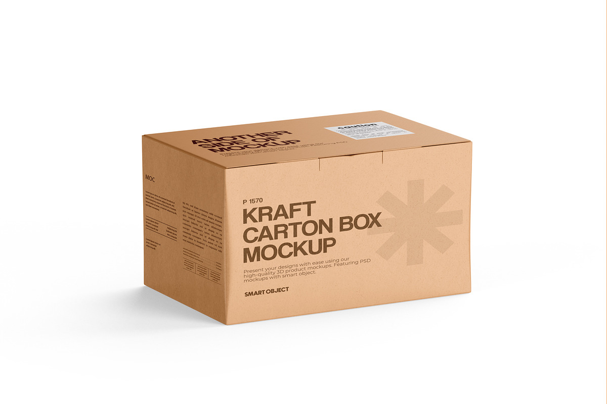 Carton Box Mockup, a Packaging Mockup by Ram Studio LLC (Photo 12 of 16)