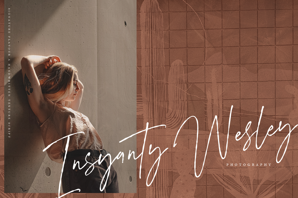 Signature Flavour | Handwritten Font preview 8