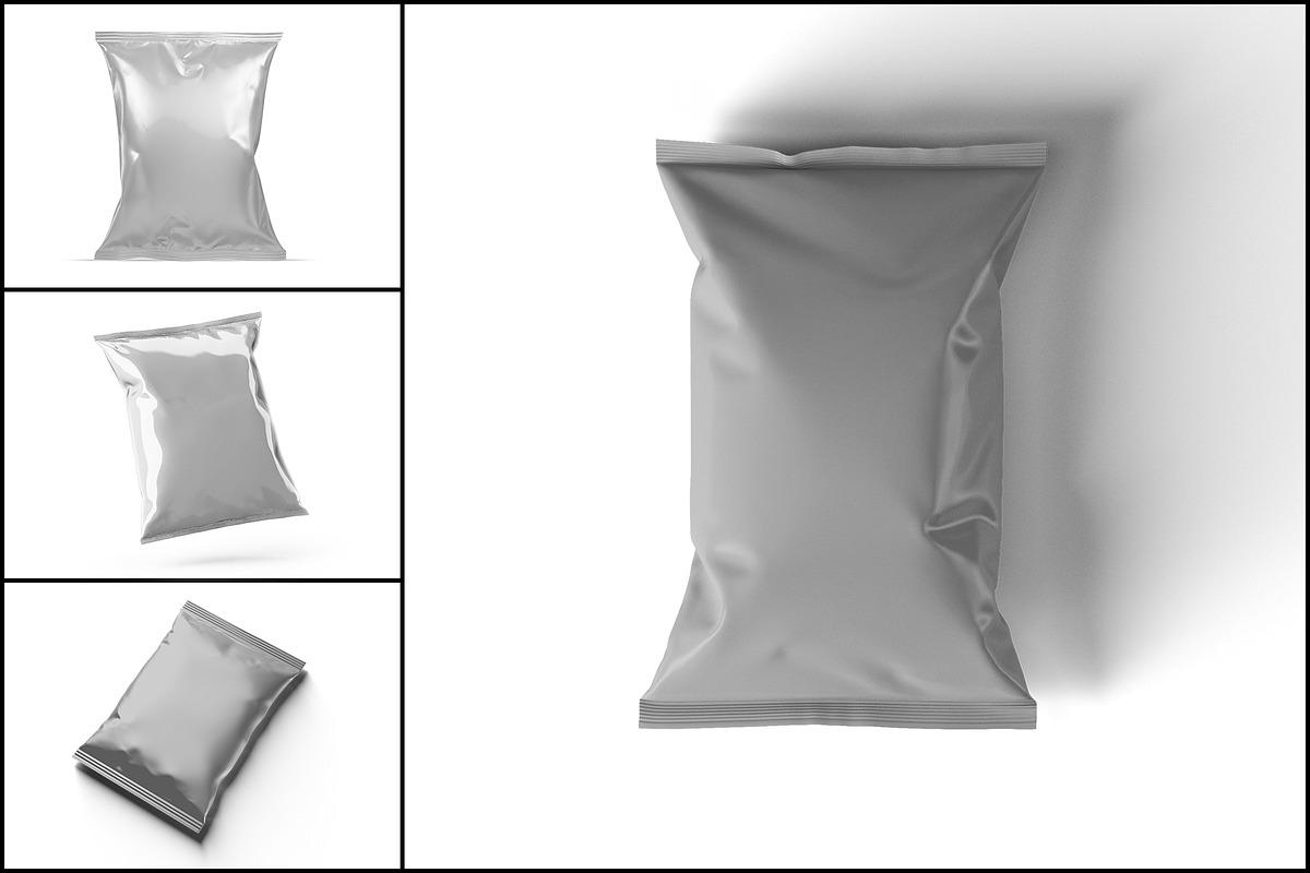 Snack Packaging Mockup, a Product Mockup by Mockupfit (Photo 2 of 9)
