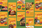 Pizzado Pizza Restaurant, a Social Media Template by kerismaker (Thumbnail 2 of 3)