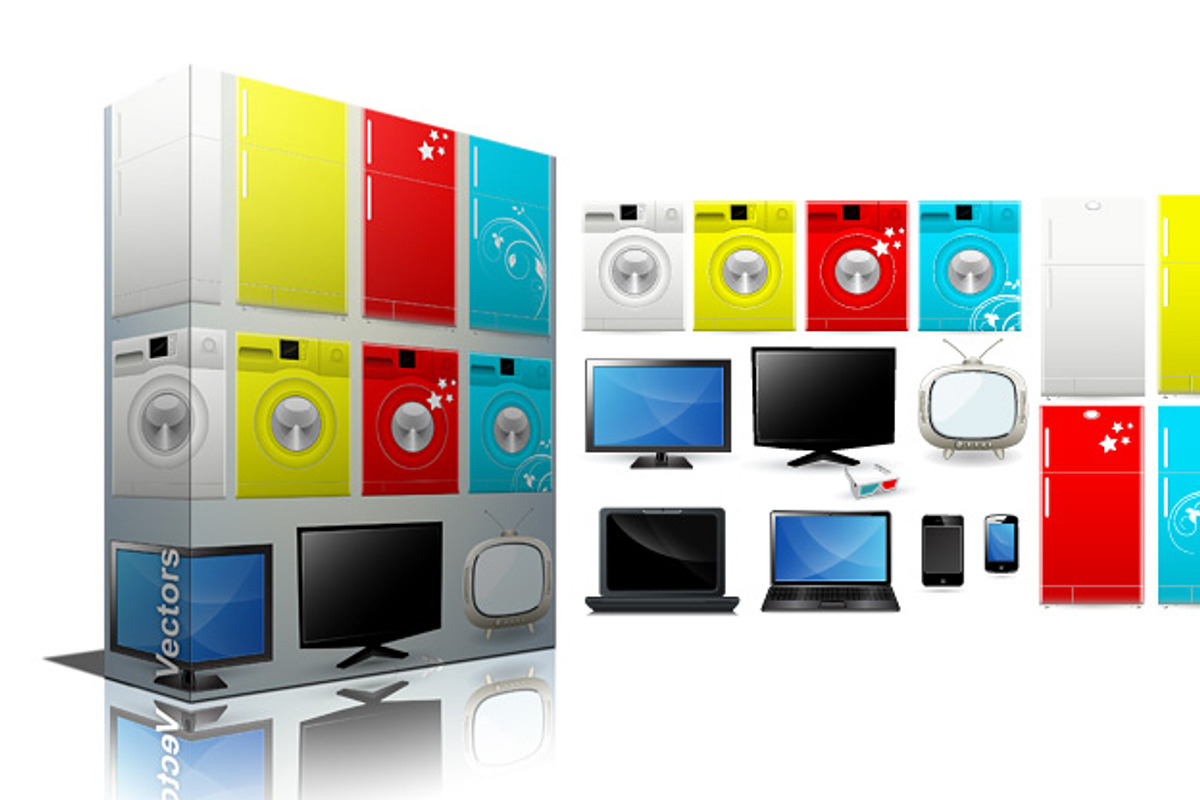 Home Appliances Vector
