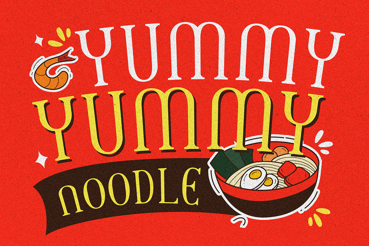 The Eatsome - Summer playful serif, a Serif Font by StoricType (Photo 8 of 13)
