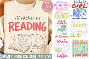 Summer Bookish Sublimation PNG, a Seasonal Illustration by Rose Art (Thumbnail 1 of 4)