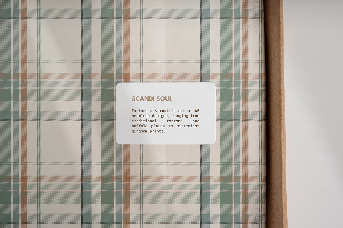 60 Scandi Tartan & Plaid Patterns, a Pattern Graphic by IuliiaSavko (Photo 5 of 14)
