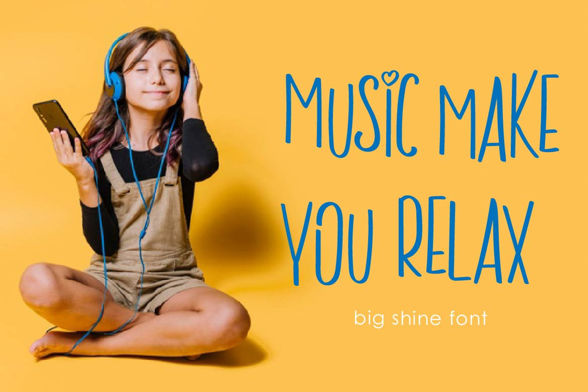 Big Shine, a Script Font by AMINMARIO (Photo 3 of 11)