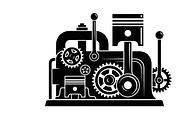 Bold industrial machine silhouette, an Illustration by Amazin_art (Thumbnail 13 of 31)